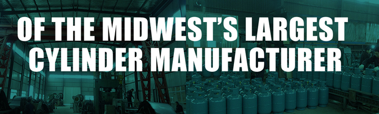 propane gas cylinder 12.5kg DOT ISO4706 CE BV